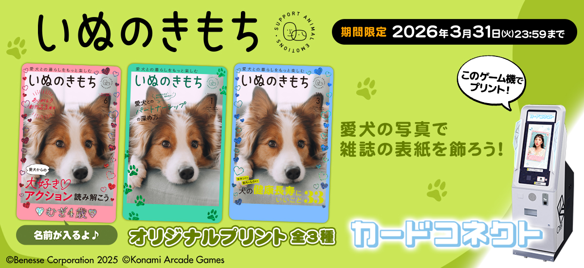 いぬのきもち のカードをプリントしよう♪