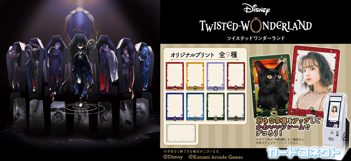 ツイステッドワンダーランドのカードをプリントしよう♪