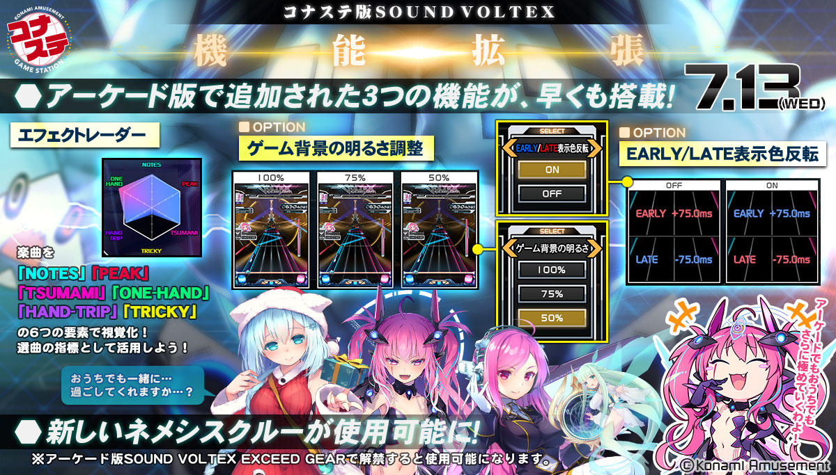 コナステ版 SOUND VOLTEX EXCEED GEAR公式サイト