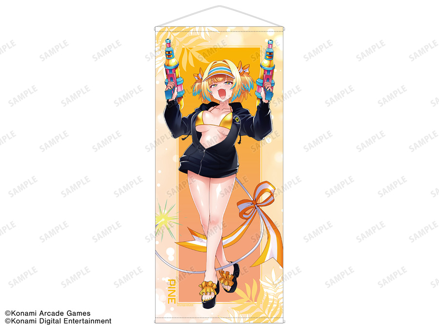 ボンバーガール レインボー 描き下ろし パイン 水着ver. タペストリー