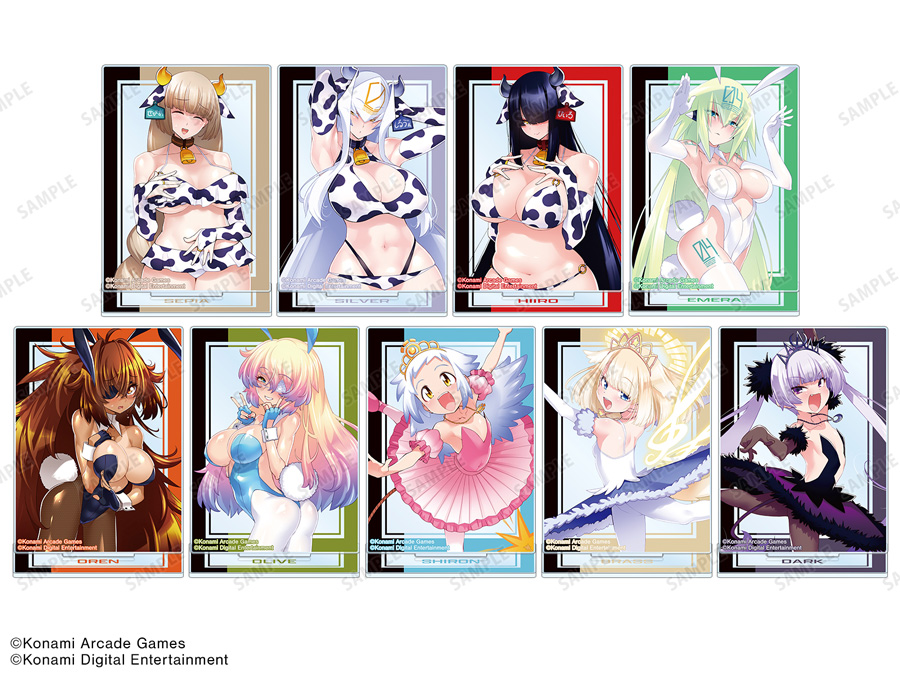 ボンバーガール レインボー トレーディングアクリルスタンド ver.A
