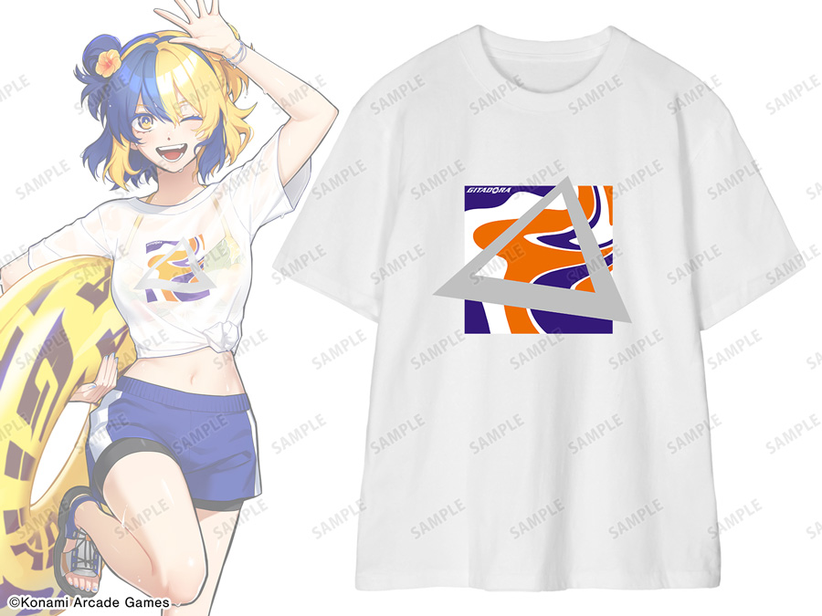 GITADORA GALAXY WAVE DELTA 描き下ろし 璃音 水着ver. 着用Tee