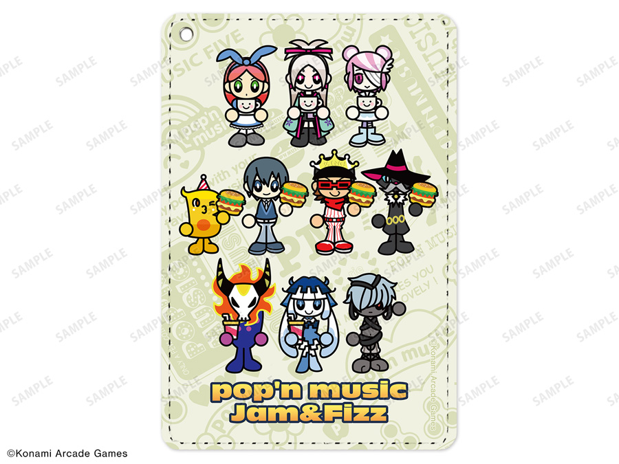 pop'n music Jam&Fizz 集合 1ポケットパスケース