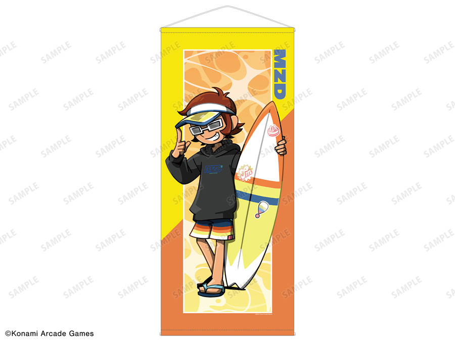 pop'n music Jam&Fizz 描き下ろし MZD 水着ver. タペストリー