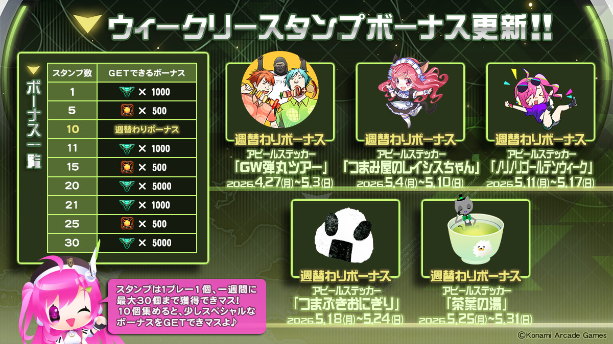 ５月ウィークリースタンプ